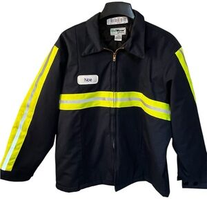 Uniwear By UniFirst Quilted Safety Jacket Sz XL